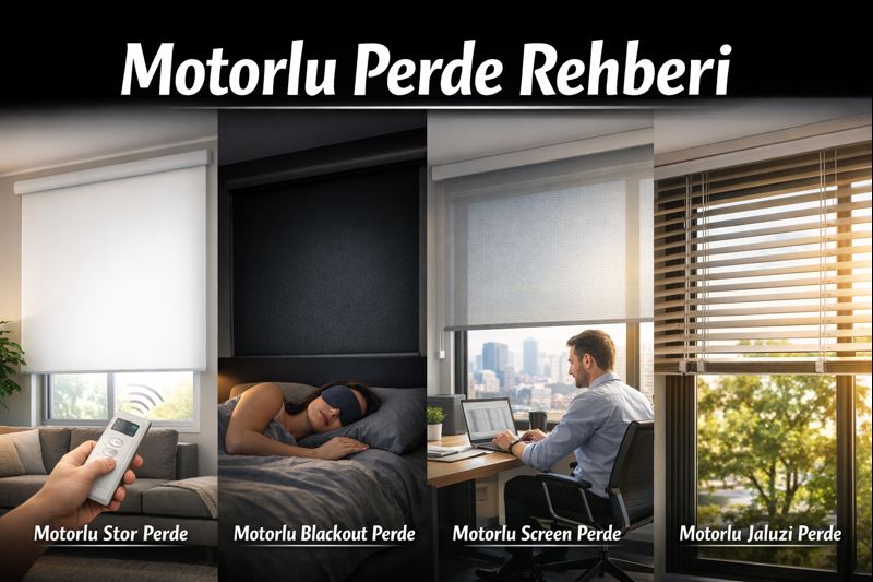 motorlu perde mobil